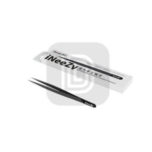 Ineezy Square Handmade Tweezers - Stainless Steel Precision Tips, Non-Slip Grip. Lifetime Warranty, Fast Shipping