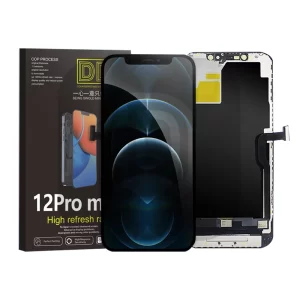 iPhone 12 Pro Max Full Brightness LCD Replacement with High Definition, OEM-Grade Touch Panel and True Tone Display Support（RJ & JK & DD & TC & ZY  Quality）