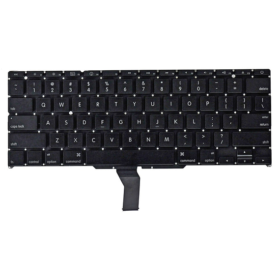 A1370-keyboard-1 A1370 MacBook Air 11-inch Keyboard Replacement – Original Scissor Mechanism with Backlight, US Layout - Imagen 1