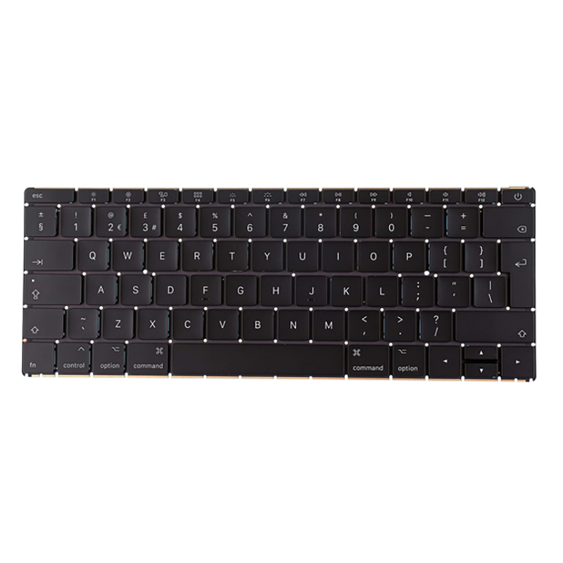 A1534-keyboard-1 A1534 MacBook 12-inch Retina Keyboard Replacement – Original Butterfly Mechanism with Backlight, US Layout — изображение 1
