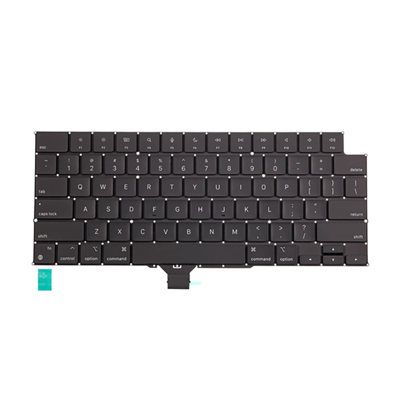 A2442-keyboard-3 A2442 MacBook Pro 14-inch Keyboard – Scissor Mechanism Replacement with Backlight, US Layout - 画像 (1)